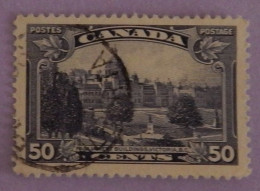 CANADA YT 188 OBLITÉRÉ "LE PARLEMENT A VICTORIA" ANNÉE 1935 - Oblitérés