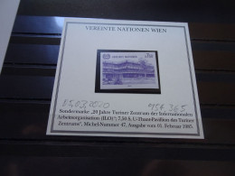 UNO Wien Michel 47 U Ungezähnt Postfrisch (20511) - Unused Stamps