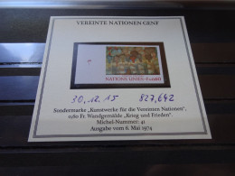 UNO Genf Michel 41U Ungezähnt Postfrisch (20523) - Unused Stamps