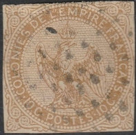 FRANCE COLONIES Emissions Générales  3 (o) Aigle Impérial Oblitéré 1859-1865 (CV 12 €) 4 [ColCla] - Aquila Imperiale