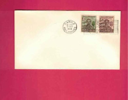 Lettre De 1958 Des Philippines - YT N° 351B Et 352 B - 25ème Anniversaire Du Scoutisme - Covers & Documents