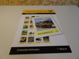 Österreich Marken Edition 20 Postfrisch Historische Postfahrzeuge (23634H) - Timbres Personnalisés