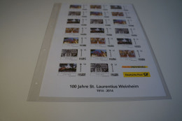 Deutsche Post Marke Individual Weinheim 2014 Bogen Postfrisch (26928H) - Personnalized Stamps