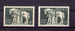 VARIETE DE COULEUR  N° 586 ( Clair/foncé) NEUF** - Unused Stamps