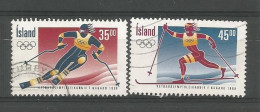 Iceland 1998 Ol. Winter Games Nagano  Y.T. 835/836  (0) - Gebraucht