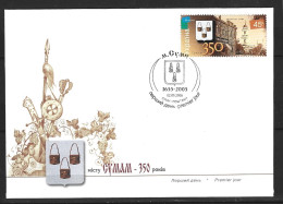 UKRAINE. N°654 De 2005 Sur Enveloppe 1er Jour. Blason De Soumy. - Enveloppes