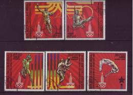 Afrique - Guinée Bissau - Moscou 1980 - Jeux Olympiques D'été - 5 Timbres Différents - 6333 - Guinée-Bissau