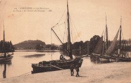 FRANCE - Libourne - La Dordogne - Vue Sur Le Port - Le Tertre De Fronsac - BR - Des Bateaux - Carte Postale Ancienne - Libourne