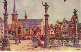 BELGIUM. 1935/Bruxelles, Picture-postcard/single-franking. - Briefe U. Dokumente