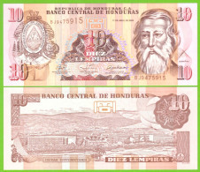 HONDURAS 10 LEMPIRAS 2008  P-82e UNC - Honduras