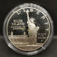 1 DOLLAR ARGENT BE 1986 S ELLIS ISLAND STATUE DE LA LIBERTE USA / PROOF SILVER - Colecciones