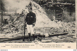 GUERRE 1914- 1918  WW1  Aspect D' Un Village Près De Haelen   ... - Halen