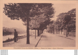 D92   VILLENEUVE LA GARENNE  Bords De Seine  Quai D'Asnières - Villeneuve La Garenne