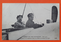 AVIATION - CIRCUIT DE L EST 1910 MOISSAN Et Son Mécanicien ALBERT Sur BLERIOT Au Moment Du Départ  éditeur ELD - Meetings