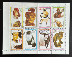 OMANDH 1974-ill - Cats - Minisheet Of 8 Illegal Stamps - 1974 - Oman/Dhufar - Oman