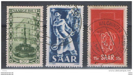 SARRE:  1927/52  VARI  -  3  VAL. US. -  YV/TELL. 111//305 - Oblitérés