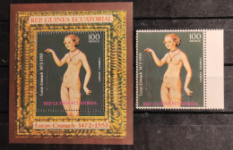 HOMENAJE AL PINTOR LUCAS CRANACH 1472/1553- MICHEL 1491 - MNH** - Desnudos