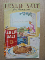 Leslie Salt For Home Use - Leslie California Salt Co. 1940 - Nordamerika