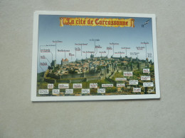 Carcassonne - Cité Médiévale - 1 881 Z - Editions Estel - Production Leconte - - Carcassonne