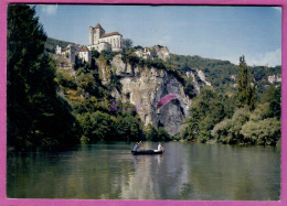 SAINT CIRQ LAPOPIE 46 - La Vallée Du Lot Animé Personne En Barque - Saint-Cirq-Lapopie