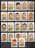 N139 - SERIE 22 IMAGES RUGLY - RUGBY - LOMU CASTAGNEDE WOOD PICHOT EALES DALTON TEICHMANN WESTHUIZEN... - Rugby