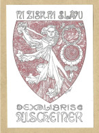 ***   ILLUSTRATOR  :  MUCHA   ***   -  EX - LIBRIS  ! ! ! ! !  -  Zie / Voir Scan's - Mucha, Alphonse