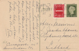 Briefkaart 7 Mei 1951 Amsterdam CS Naar Sittard - Brieven En Documenten