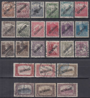 ⁕ Hungary 1918 ⁕ Köztársaság Overprint Republic ⁕ 24v Used - Used Stamps