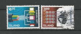 Iceland 1988 Europa Transport & Communication Y.T. 635/636 (0) - Gebruikt