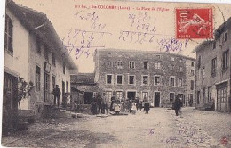 SAINTE COLOMBE                LA PLACE DE L EGLISE - Andrézieux-Bouthéon