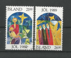 Iceland 1989 Christmas Y.T. 665/666 (0) - Usati