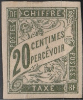 FRANCE COLONIES Emissions Générales Taxe 21 * MLH Type Chiffre [ColCla] - Postage Due