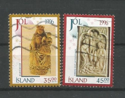 Iceland 1996 Christmas Y.T. 813/814 (0) - Gebruikt