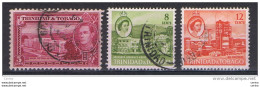 TRINIDAD  &  TOBAGO:  1938/60  LOT  3  USED  STAMPS  -  YV/TELL. 141 B//182 - Trinidad & Tobago (...-1961)