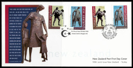 TURKEY - 1998 - JOINT ISSUE NEW ZEALAND TURKEY - 18 MARCH 1998 - FDC - Cartas & Documentos