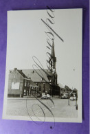 Koningshooikt(Lier) Dorpstraat Zicht Op Kerk (opname Vanuit Thv  Het Benzine  Station W. De Wilde)  Fotokaart - Lier