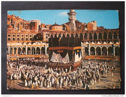 POSTCARD SAUDI ARABIA 1960 THE  HOLY KAABA - BLESSED MECCA - Saudi Arabia