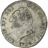 France, Louis XVI, 15 Sols François, 1792, Lille, 2ème Semestre, Argent, TTB - Other & Unclassified