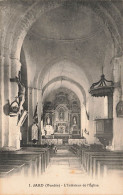 FRANCE - Jard (Vendée) - Vue à L'intérieur De L'église - Carte Postale Ancienne - Sables D'Olonne