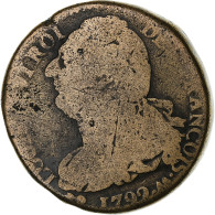 France, Louis XVI, 2 Sols François, 1792 / AN 4, Metz, Bronze, B+, Gadoury:25 - Other & Unclassified