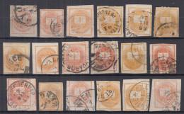 ⁕ Hungary / Ungarn / Magyarorszag 1874 - 1898 ⁕ Newspapers Stamps / Shades ⁕ 18v Used - Giornali