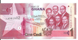 GHANA 1 CEDI 2019 UNC P 45 - Ghana