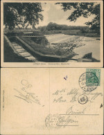 Darme-Lingen (Ems) River Falls, Fluss, Wasserfall Hanekenfähr 1912   Gelaufen - Lingen
