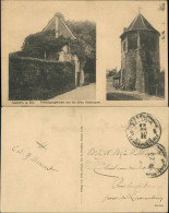 Ansichtskarte Xanten 2 Bild Stadtmauer, Stempel Militär Belgique 1922 - Xanten