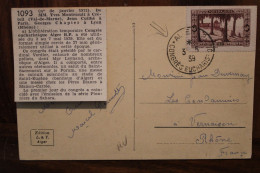 Ak CPA 1939 Congrès Eucharistique France Algérie Alger Amirauté France Vernaison Religion - Cartas & Documentos
