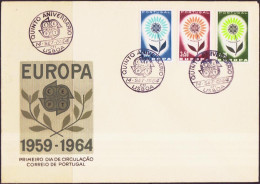 Europa CEPT 1964 Portugal FDC Y&T N°944 à 946 - Michel N°963 à 965 - 1964