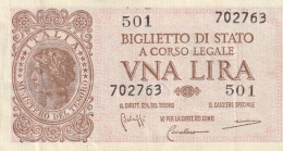 BANCONOTA BIGLIETTO DI STATO ITALIA 1 LIRA EF(B_360 - Italië – 1 Lira