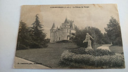 Carte Postale Ancienne ( FF1 ) De L Ile Bouchard , Le Chateau Du Temple - L'Île-Bouchard