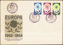 Portugal FDC 1964 Y&T N°944 à 946 - Michel N°963 à 965 - EUROPA - FDC
