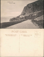Postcard Gibraltar Governor's Cottage Strassen Partie Street View 1910 - Gibraltar